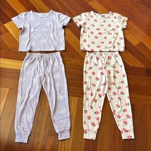 Falls Creek Kids Pajama Set - Lavender and Cream